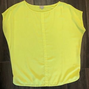 Neon Yellow Blouse